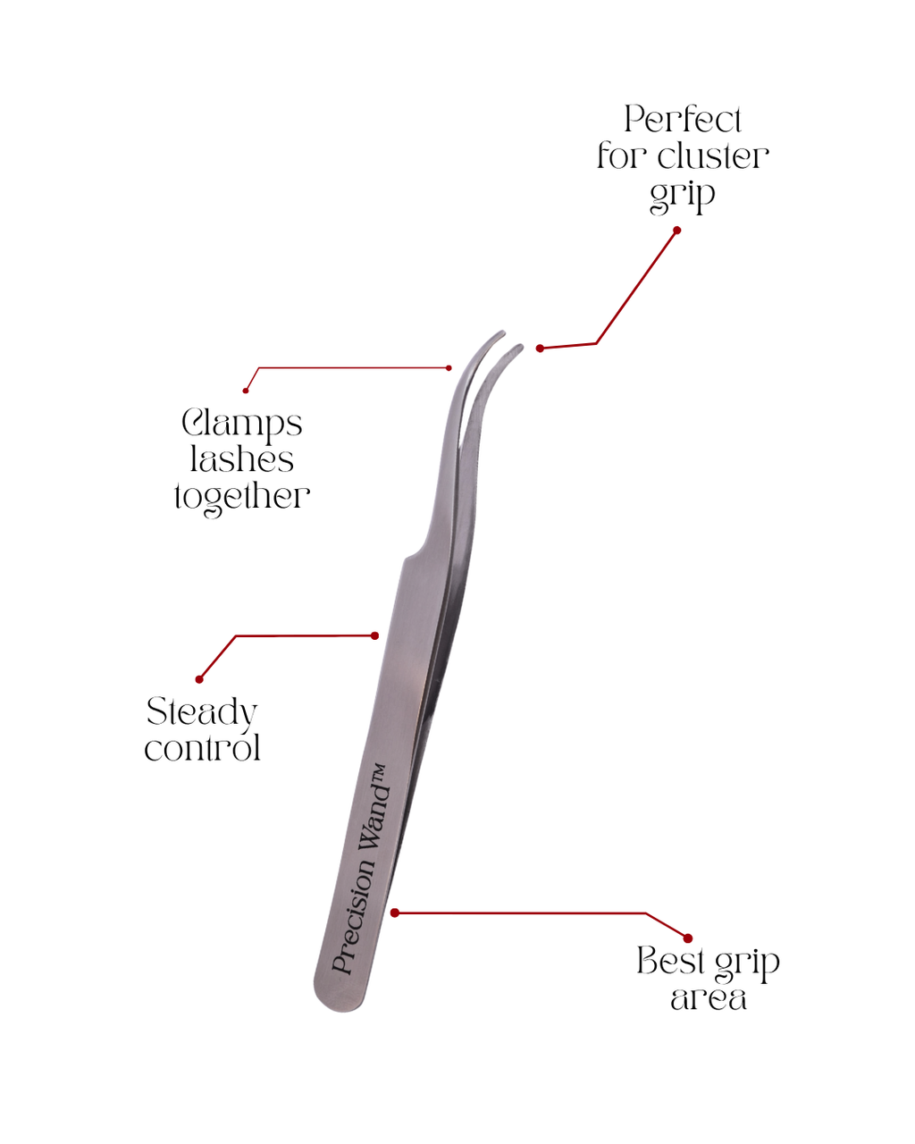 The Precision Wand – Curved Lash Applicator